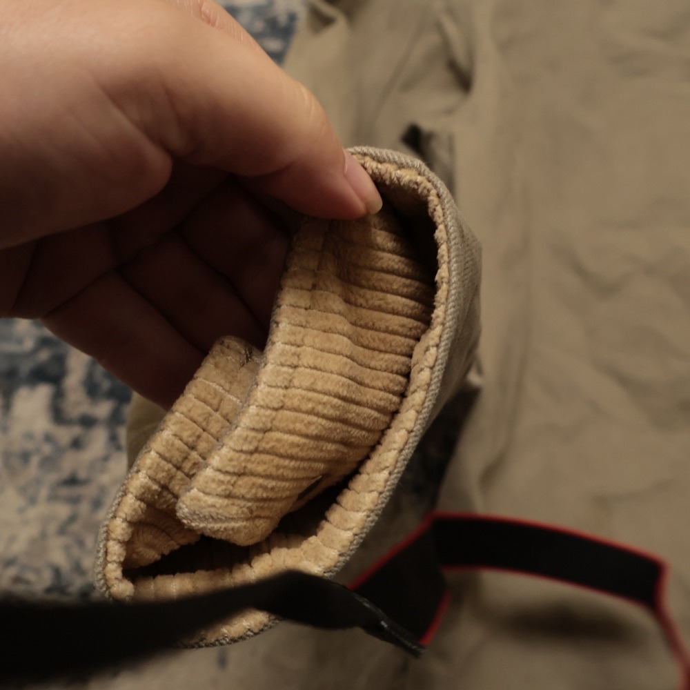 Ralph Lauren Jeans Canvas Chore Coat Barn Jacket Womens Sm Tan Corduroy Collar - Picture 9 of 10